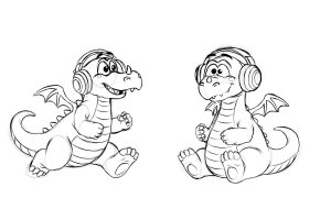 Esquisse Noir & Blanc par Anne-Sophie Hennicker